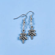 Silver Nursing Earrings